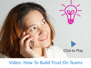 Trust video call to action graphic