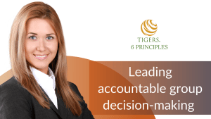 leading accountable decision-making